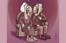 Το χιουμοριστικό σκίτσο του Αρκά για τον έρωτα