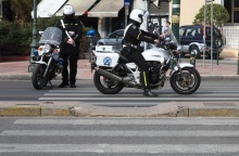 Μοτοσικλετιστές τροχονόμοι