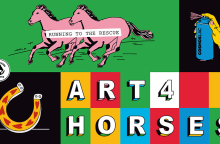 Η street art έκθεση για τη διάσωση των αδέσποτων αλόγων του Υμηττού με τη συμμετοχή 40 καλλιτεχνών.