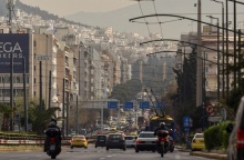 Αφρικανική σκόνη στο κέντρο της Αθήνας