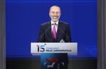 15ο Συνέδριο ΝΔ - Μάνφρεντ Βέμπερ για Κυριάκο Μητσοτάκη: «Πάντα στεκόσουν απέναντι στον Ερντογάν για να προστατεύσεις τα σύνορα της Ευρώπης».