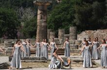 Επίσημη Πρόβα της Τελετή Αφής της Ολυμπιακής Φλόγας στην Αρχαία Ολυμπία