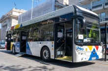 Ηλεκτρικό λεωφορείο κάνει τα πρώτα δοκιμαστικά δρομολόγια στη Θεσσαλονίκη