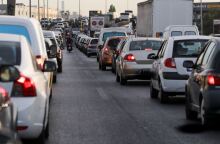 Κίνηση στους κεντρικούς οδικούς άξονες του λεκανοπεδίου