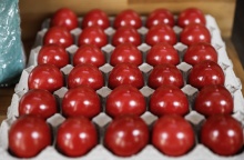 Βαμμένα κόκκινα αυγά