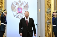 Ο Βλάντιμιρ Πούτιν κατά την τελετή ορκομωσίας του