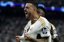 Ο Χοσελού πανηγυρίζει το γκολ πρόκρισης που σημείωσε για την Ρεάλ Μαδρίτης