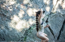 Στιγμιότυπο από περφόρμανς της Linda Bolsakova