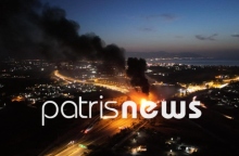 Φωτιά τώρα μετά από ανατροπή βυτιοφόρου στην Αθηνών – Κορίνθου