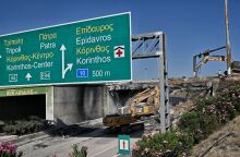 Ισθμός: Μήνυμα από το 112 για καθυστερήσεις στην κυκλοφορία