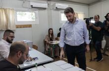 Νίκος Ανδρουλάκης: Ψήφισε στο Ηράκλειο ο πρόεδρος του ΠΑΣΟΚ