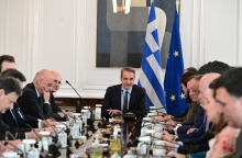 Ο Κυριάκος Μητσοτάκης στο Υπουργικό Συμβούλιο