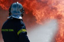 Φωτιά σε εξέλιξη στην Ξυλαγανή Ροδόπης - Επιχειρούν δυνάμεις της Πυροσβεστικής με επίγεια και εναέρια μέσα.