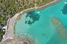 Λιναδονήσια Ευβοίας από ψηλά