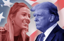 Το viral κορίτσι του hawk tuah και ο Τραμπ 