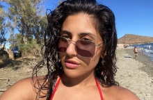 Η μουσικός Μαρίνα Σπανού στην Τήνο