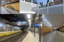 Εικόνες από το αποτέλεσμα των εργασιών αποκατάστασης στους σταθμούς του Μετρό