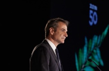 Ο Κυριάκος Μητσοτάκης στην ομιλία του για τα 50 χρόνια από την τουρκική εισβολή στην Κύπρο