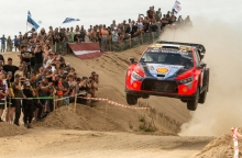 O Kalle Rovanpera κερδίζει το TET Ράλλυ Λετονίας