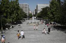 Μια μέρα στην Αθήνα με καύσωνα