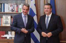 ΣΥΝΑΝΤΗΣΗ ΤΟΥ ΚΥΡΙΑΚΟΥ ΜΗΤΣΟΤΑΚΗ ΜΕ ΤΟΝ ΑΠΟΣΤΟΛΟ ΤΖΙΤΖΙΚΩΣΤΑ