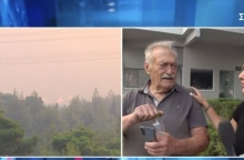 Φωτιά Αττική: Σε απόγνωση ηλικιωμένος στην Πεντέλη 