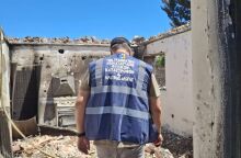 Φωτιά στην Αττική: Αυτοψία για την καταγραφή των ζημιών στις πυρόπληκτες περιοχές από κλιμάκια της Πολιτικής Προστασίας.