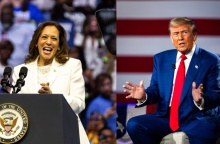 Κάμαλα Χάρις και Ντόναλντ Τραμπ