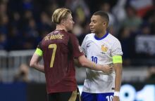 Ο Κέβιν Ντε Μπρόινε με τον Κιλιάν Εμπαπέ