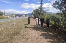 Το σημείο της παράσυρσης του ζευγαριού και του μωρού τους στη Θεσσαλονίκη