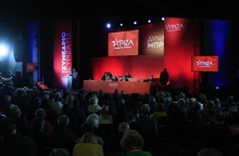 Στιγμιότυπο από το έκτακτο Συνέδριο του ΣΥΡΙΖΑ