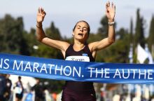 41ος Αυθεντικός Μαραθώνιος: Πρώτη και με ρεκόρ η Σταματία Νούλα - Η αθλήτρια του Ηρακλή έκανε την καλύτερη κούρσα της καριέρας της με χρόνο 2:40.19