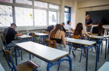 Υποψήφιοι των Πανελληνίων στο εξεταστικό κέντρο