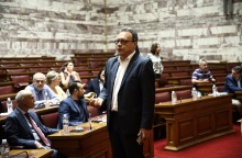 Ο Σωκράτης Φάμελλος στην Κοινοβουλευτική Ομάδα του ΣΥΡΙΖΑ