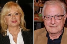 Η Αγγελική Νικολούλη αποχαιρετά τον Κώστα Χαρδαβέλλα