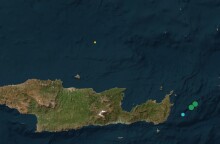 Σεισμός τώρα κοντά στις ανατολικές ακτές της Κρήτης