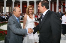 Κώστας Σημίτης και Κώστας Καραμανλής