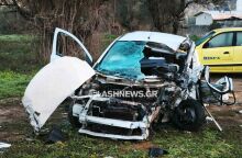 Τροχαίο δυστύχημα στα Χανιά