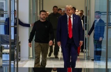 Βολοντίμιρ Ζελένσκι και Ντόναλντ Τραμπ