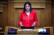 Η υπουργός Εργασίας, Νίκη Κεραμέως