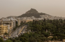 Αφρικανική σκόνη πάνω από την Αθήνα