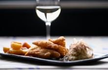 Πιάτο με μπακαλιάρο σκορδαλιά