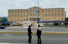 Λίγες στιγμές πριν αρχίσει η παρέλαση