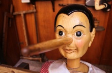 Πινόκιο με μεγάλη μύτη