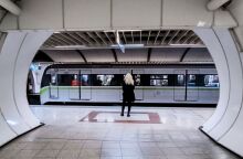 Αποβάθρα στο Μετρό της Αθήνας
