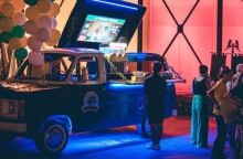 Ρετρό βανάκι ως μπαρ