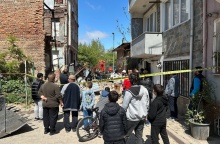 Γκρεμισμένο παλαιό κτίριο στην Τουρκία