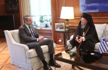 Κυριάκος Μητσοτάκης - Πατριάρχης Βαρθολομαίος