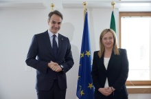 Κυριάκος Μητσοτάκης και Τζόρτζια Μελόνι