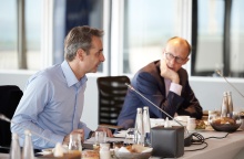 Κυριάκος Μητσοτάκης και Φρίντριχ Μερτς